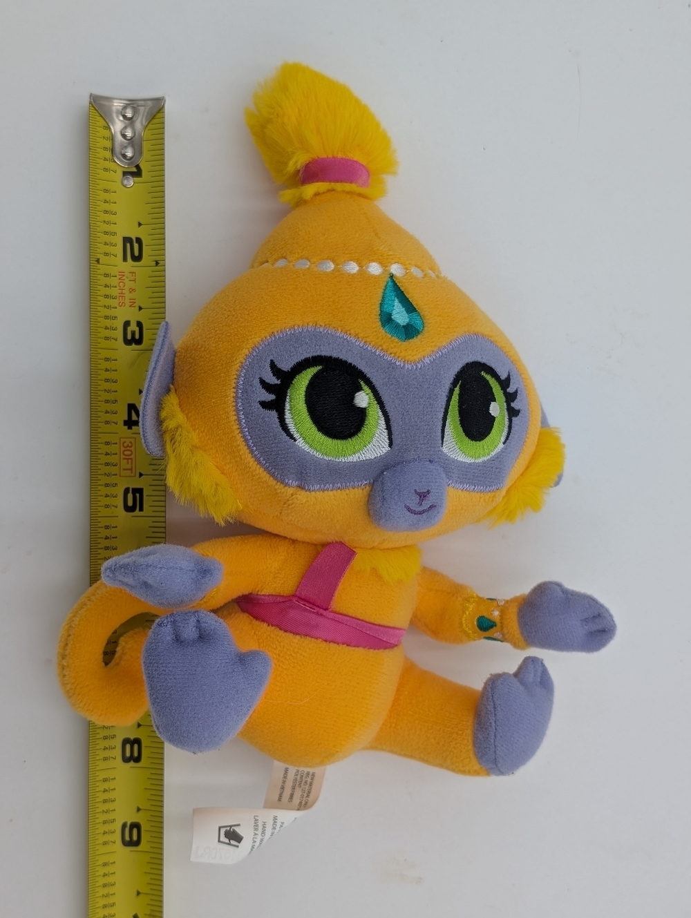 Nickelodeon Shimmer & Shine TALA THE YELLOW MONKEY 7" Plush stuffed Animal Toy - Picture 4 of 5